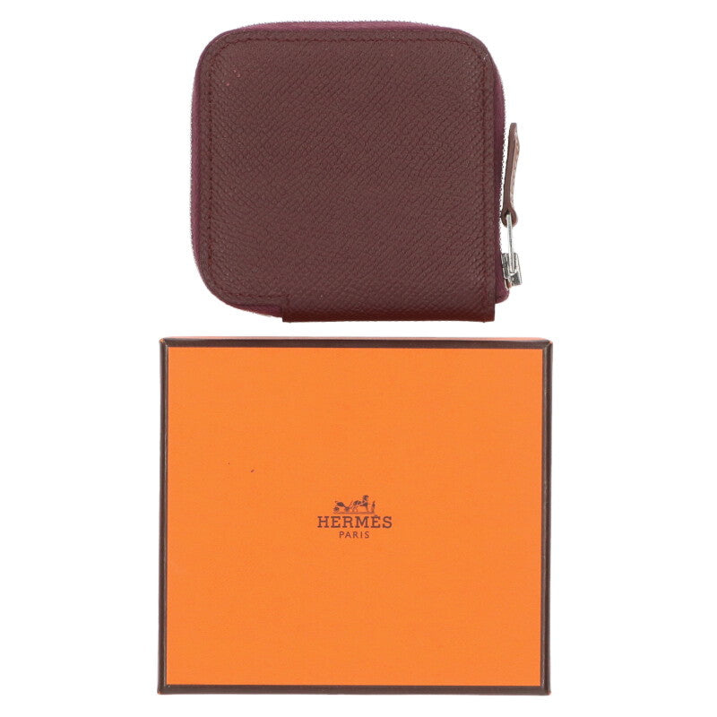 HERMES Azap Mini Silk'in Veau Epsom Coin Case Size ONE SIZE
