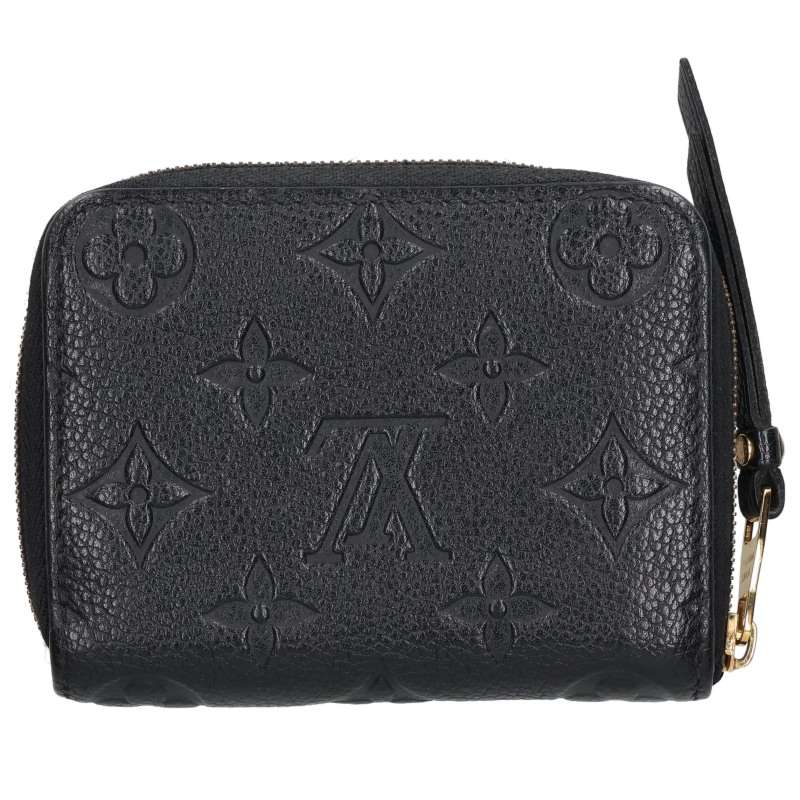 LOUISVUITTON Monogram Empreinte Purse Black Size ONE SIZE