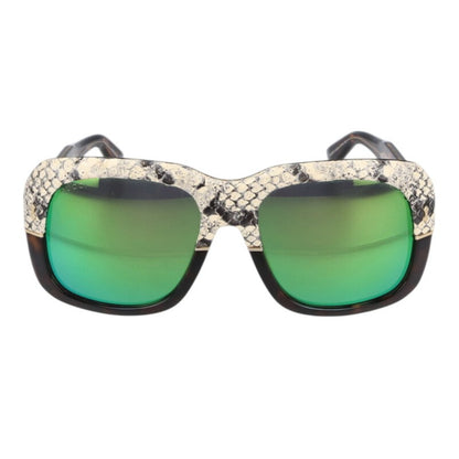 GUCCI GG1157 Python Square Frame Sunglasses Size ONE SIZE