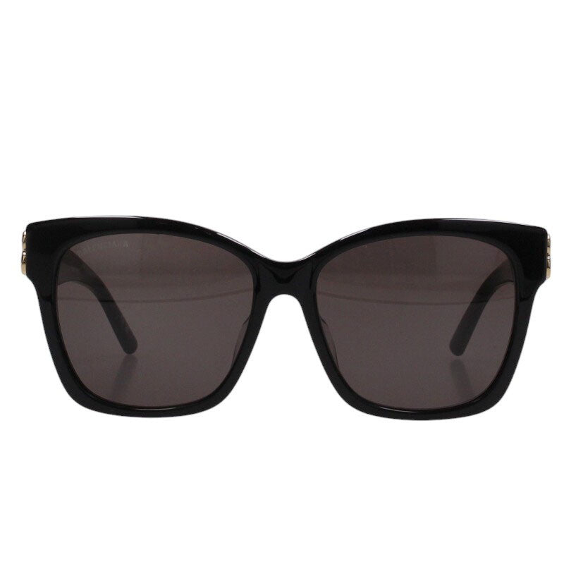 BALENCIAGA Asian Fit Sunglasses Black Gold Size ONE SIZE