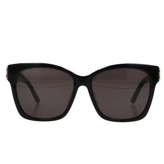 BALENCIAGA Asian Fit Sunglasses Black Gold Size ONE SIZE
