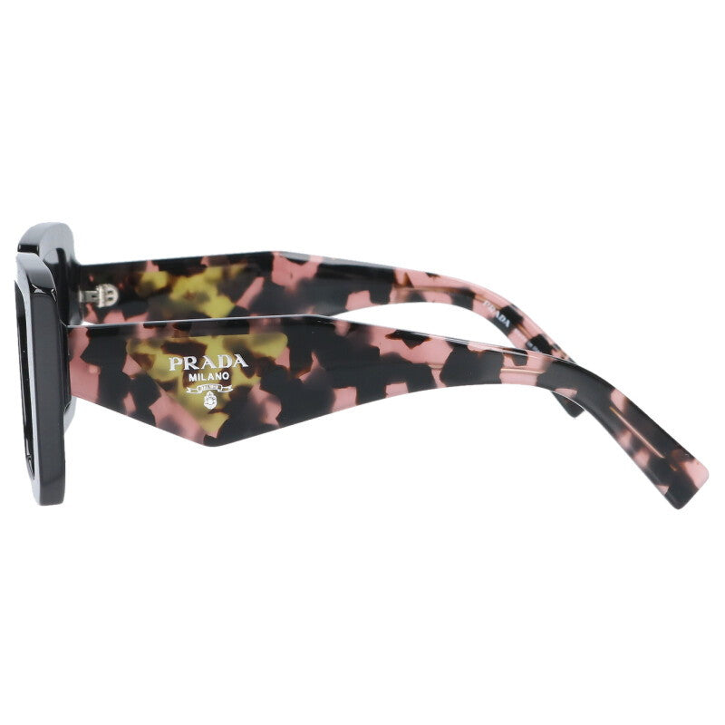 PRADA Square Frame Sunglasses Black/Pink Size ONE SIZE