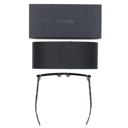PRADA Square Frame Sunglasses Black/Pink Size ONE SIZE