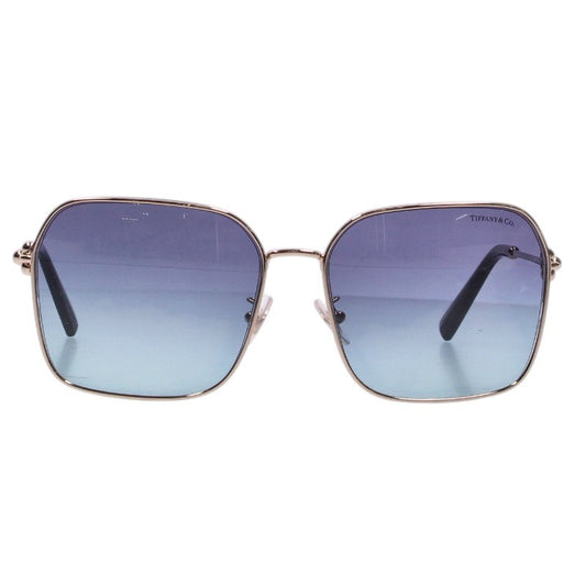 TIFFANY&Co. TF3093 Hardware Temple Sunglasses Gold Size 60
