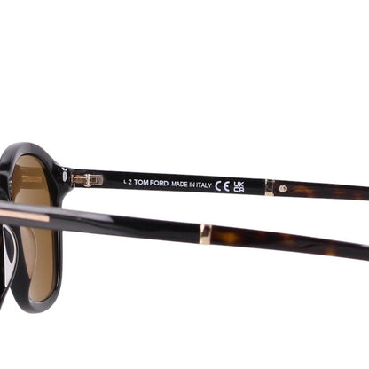 TOMFORD TF1020 Jason Frame Sunglasses Black/Gold Size 52