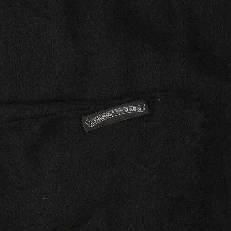 Chrome Hearts Embroidered Scarf Black