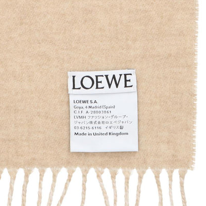 LOEWE Anagram Embroidered Wool Cashmere Scarf Size ONE SIZE