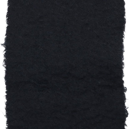 LOEWE Logo Patch Mohair Blend Scarf Black Size ONE SIZE