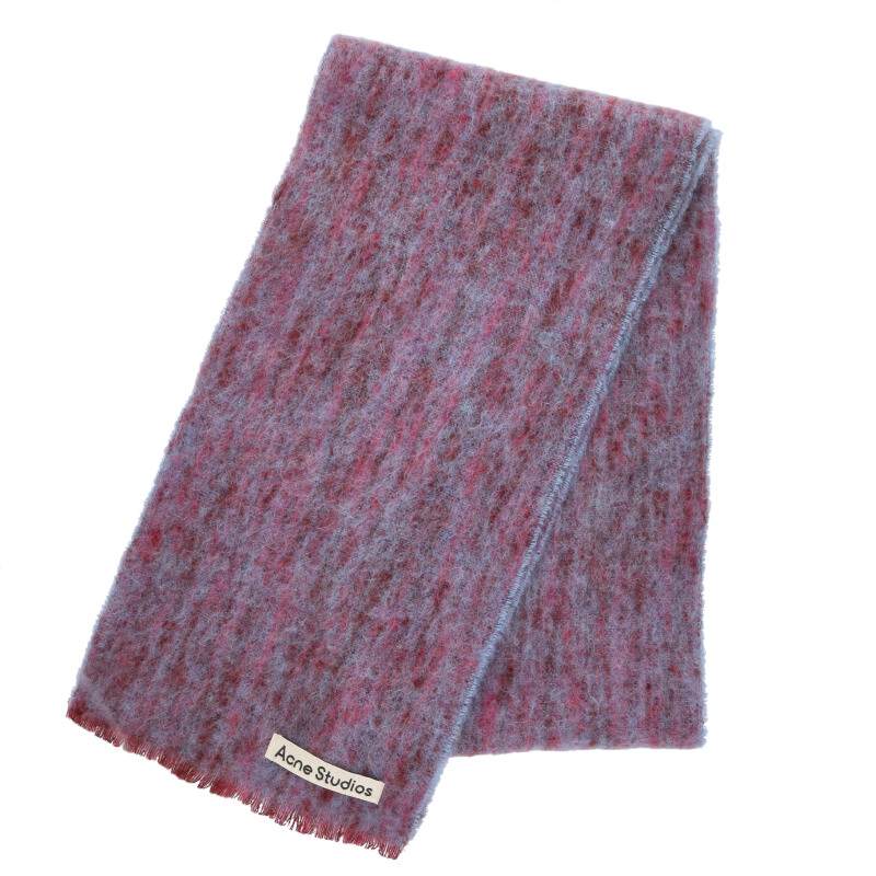 ACNE STUDIOS Alpaca Blend Scarf Multi-Color Size ONE SIZE
