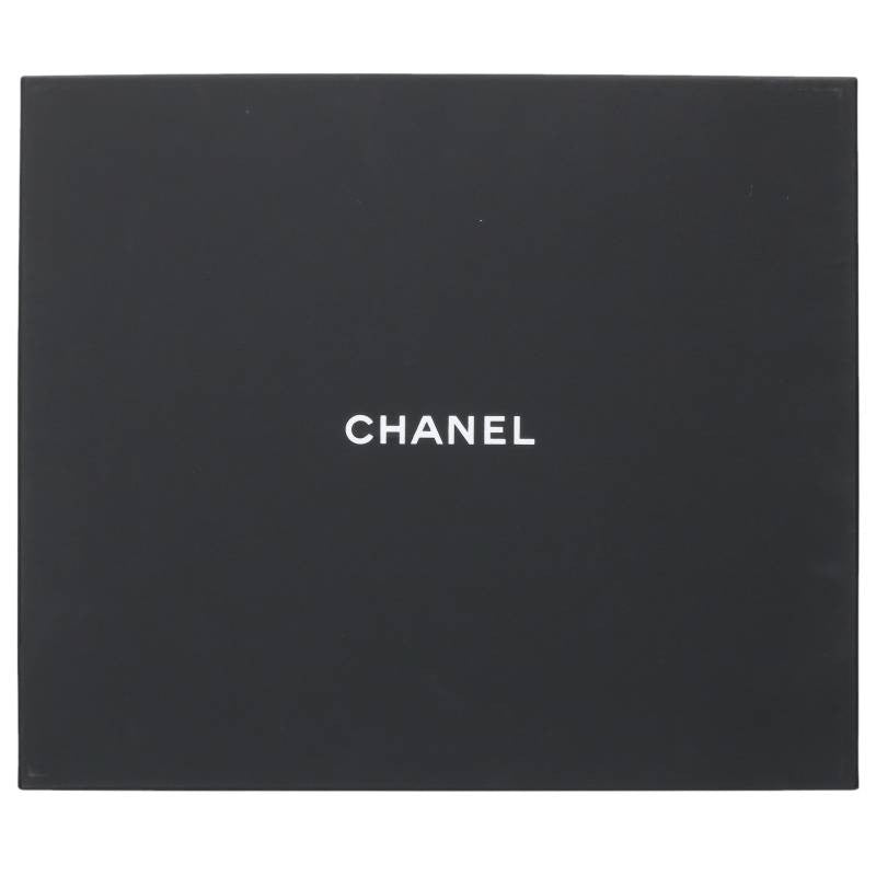 CHANEL Coco Mark Embroidered Cashmere Scarf Size ONE SIZE