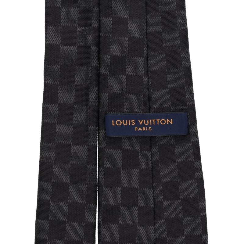 LOUISVUITTON M78752 Damier Classic Tie Black Size ONE SIZE