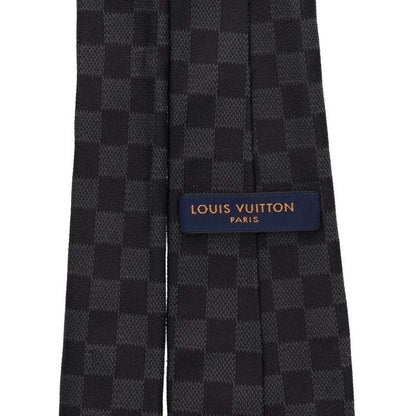 LOUISVUITTON M78752 Damier Classic Tie Black Size ONE SIZE