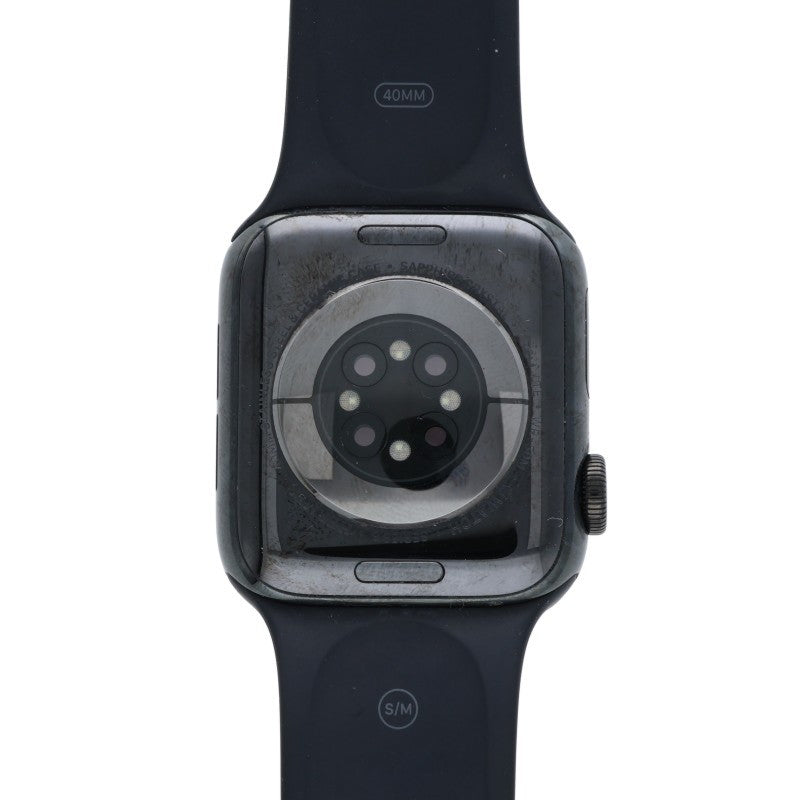 HERMES Apple Watch Series 4 Strap Watch Black Size ONE SIZE