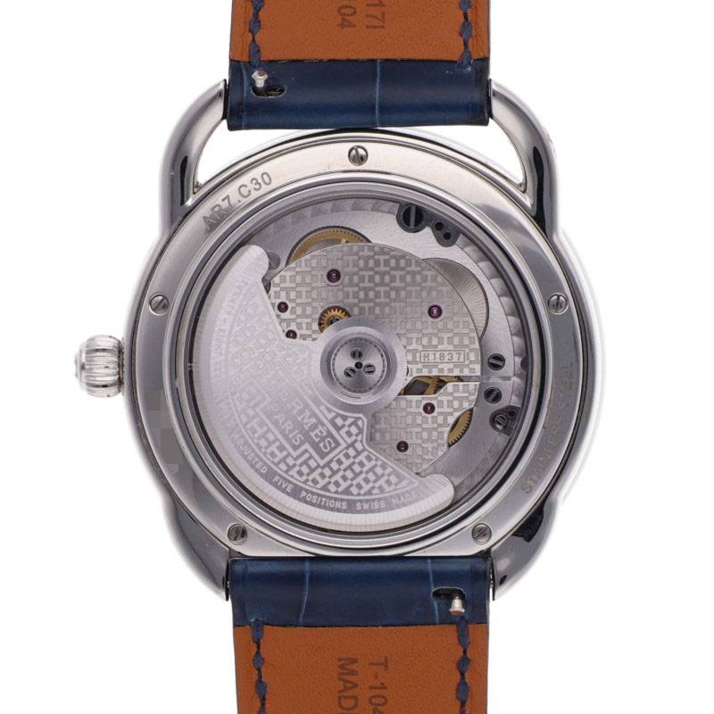 HERMES Arceau Petite Lune GM Diamond Bezel Watch Size 38MM