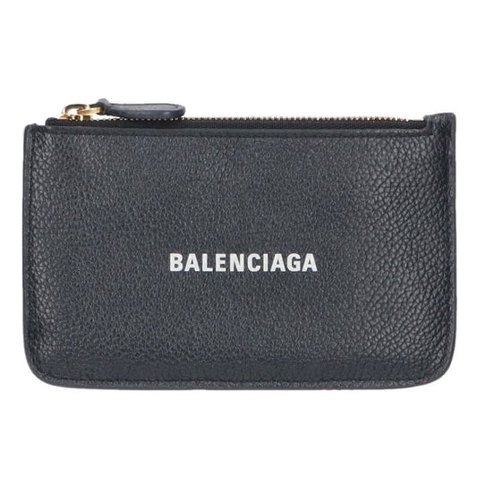 Balenciaga Logo Leather Fragment Case Black x Gold