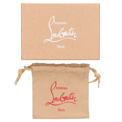 Christian Louboutin Leather Card Case Black Size ONE SIZE