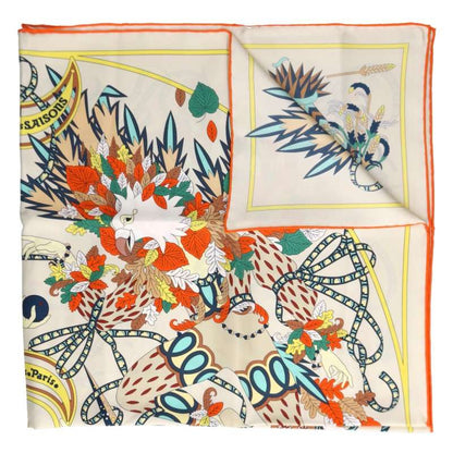HERMES Carre 90 Multi-Color Silk Scarf Size 90