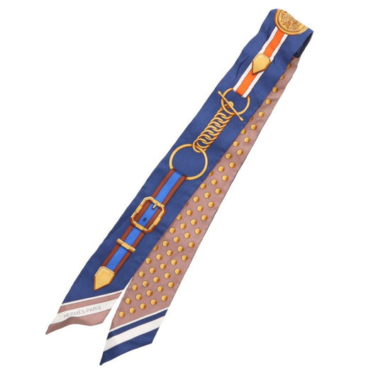 HERMES Grand Tralala All-Over Twilly Scarf