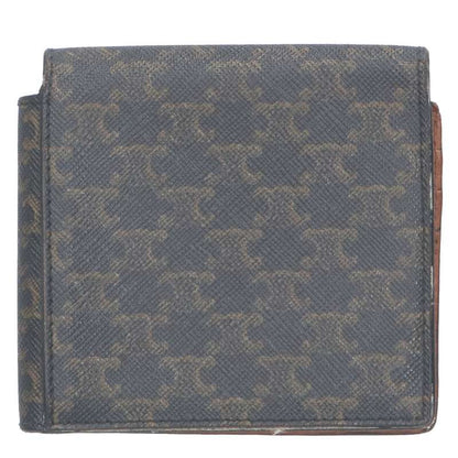 CELINE Triomphe Canvas Origami Card Holder Brown