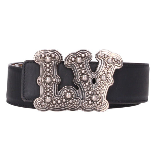 Louis Vuitton 24SS Stud MM Belt Brown x Black Size 85
