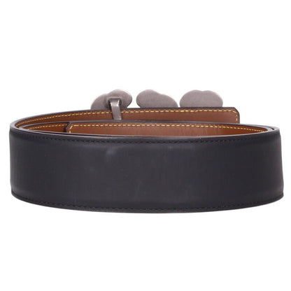 Louis Vuitton 24SS Stud MM Belt Brown x Black Size 85