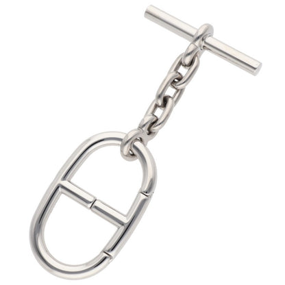 HERMES Chaine d'Ancre Silver Key Ring Size ONE SIZE