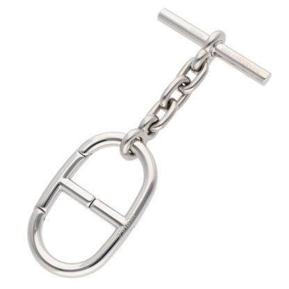 HERMES Chaine d'Ancre Silver Key Ring Size ONE SIZE
