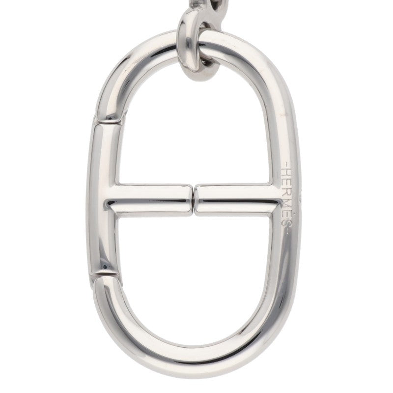HERMES Chaine d'Ancre Silver Key Ring Size ONE SIZE