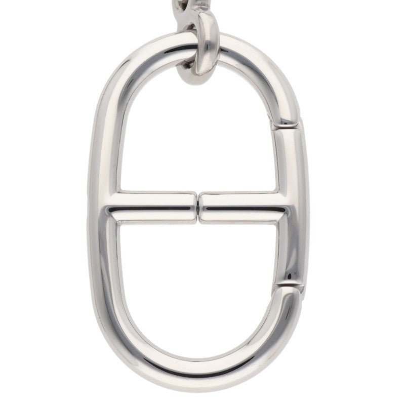 HERMES Chaine d'Ancre Silver Key Ring Size ONE SIZE