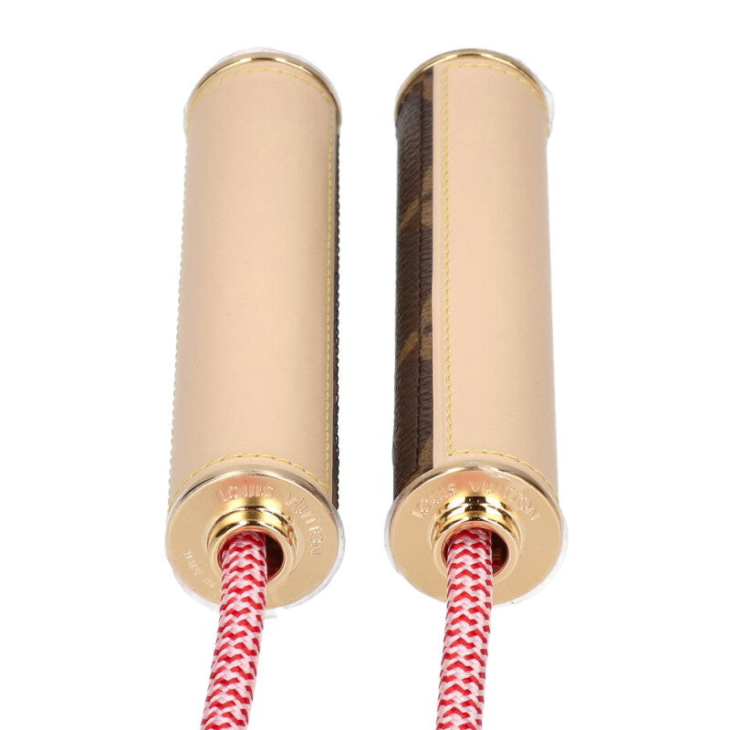 Louis Vuitton Corduroy Brown x Beige x Red