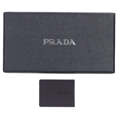 PRADA iPhone 15 Pro Triangle Logo Saffiano Case Black