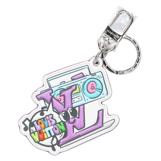 Louis Vuitton Keyholder White x Silver