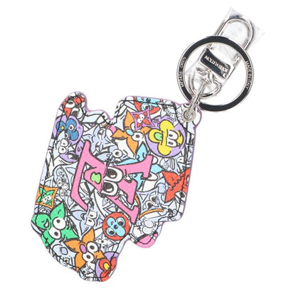 Louis Vuitton Keyholder White x Silver