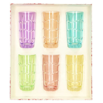 DIOR Tortoiseshell Pattern Glass Set Multi