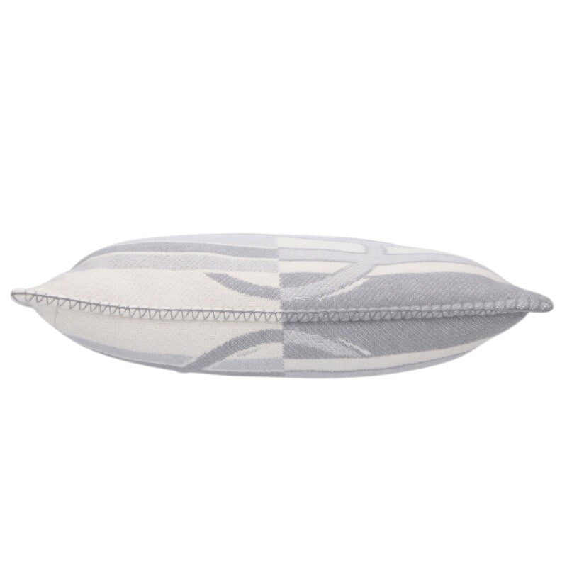 HERMES Tattersall Wool Cashmere Cushion Multi