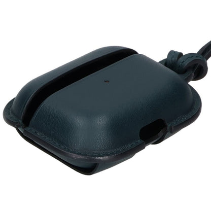 HERMES B-Stamp Leather AirPods Pro 2 Case Dark Green