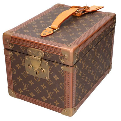 LOUISVUITTON M21828 Monogram Trunk Makeup Case Brown