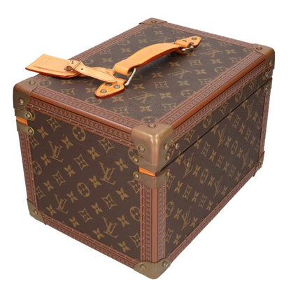 LOUISVUITTON M21828 Monogram Trunk Makeup Case Brown