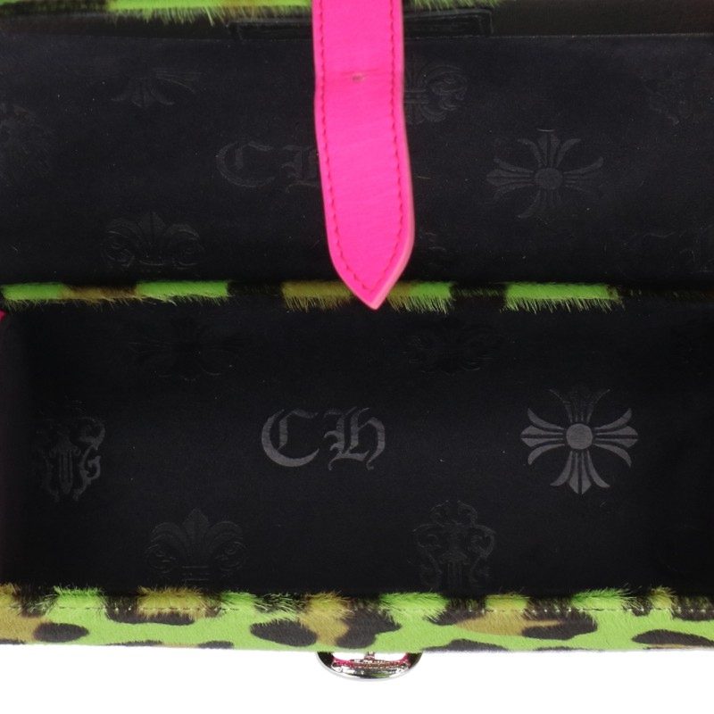 Chrome Hearts JEWELRY ROLL Calf Hair Leather Jewelry Case