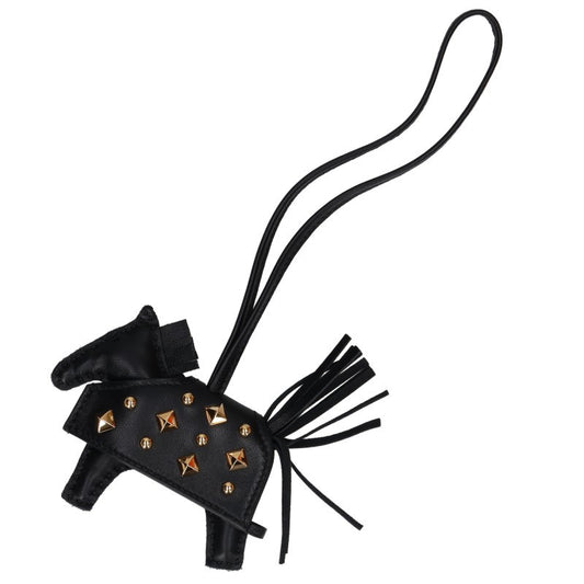 HERMES Agneau Milo Robeo Lock Stud Charm Size PM