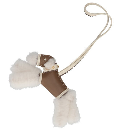 HERMES Agneau Milo Buddy Stud Charm