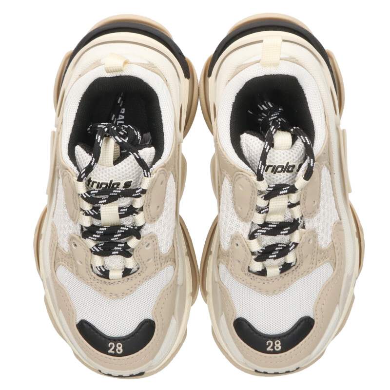 Balenciaga TRIPLE S TRAINERS Sneakers Beige Size 28