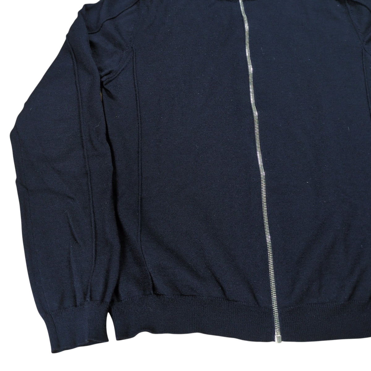 PRADA 22AW Full Zip Wool Drivers Knit Size 46