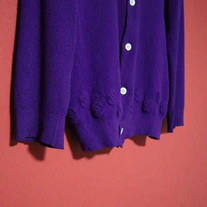 Comme des Garcons 99AW 3D Flower Knit Cardigan Size FREE