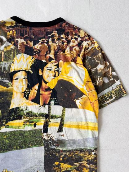 Supreme All-Over Print Cotton T-Shirt Size L