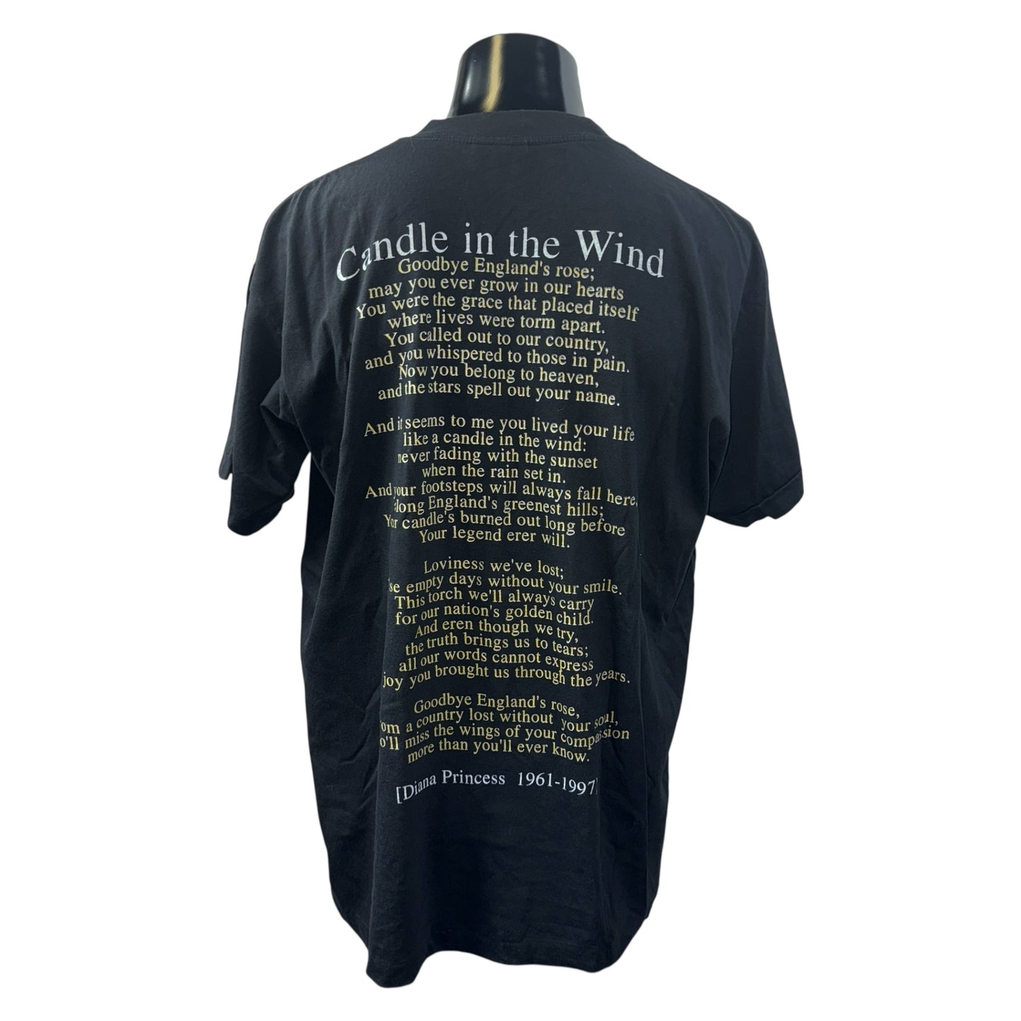PRINCESS DIANA T-Shirt Size L