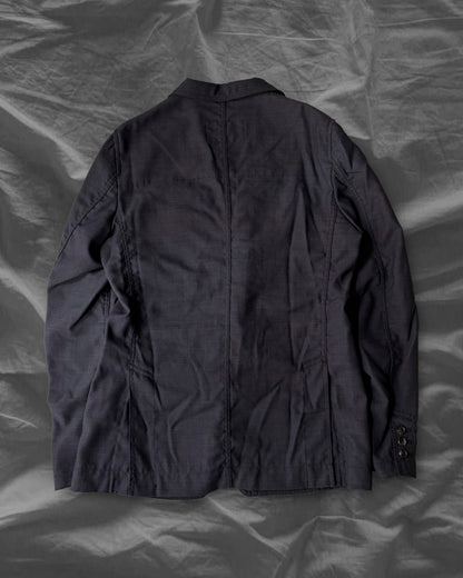 CDG HOMME DEUX 18SS Wool Zip Blazer Gray Size M