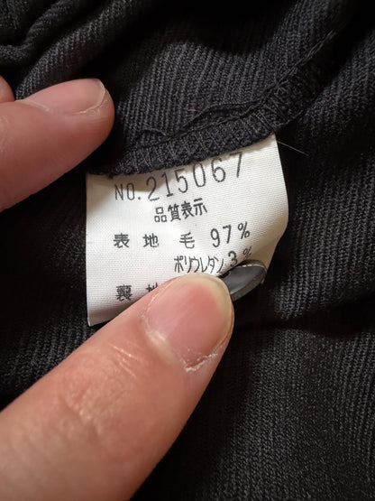 5351 POUR LES HOMMES Luxury Wool Twill Pleated Jacket Size 2