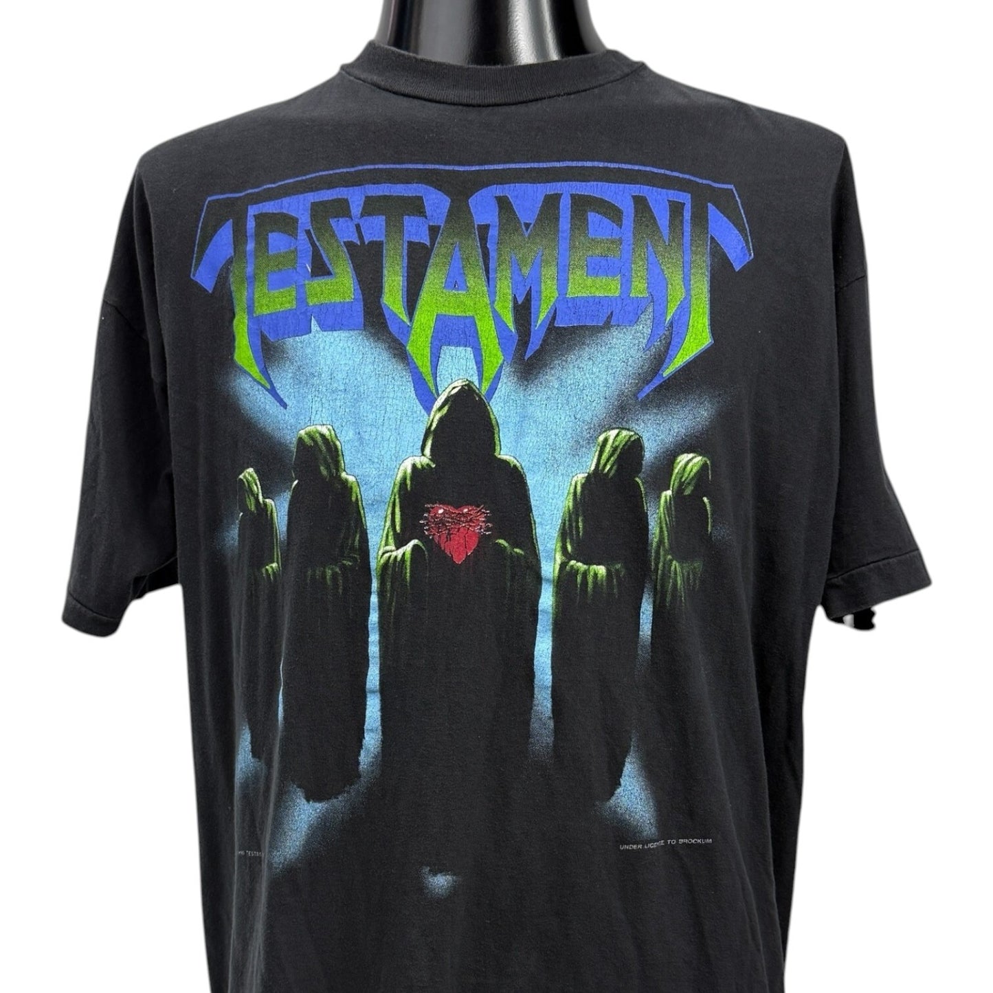 TESTAMENT 90s Clash of the Titans Thrash Metal Size L
