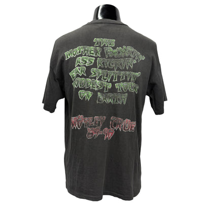 MÖTLEY CRÜE 80s 90s Dr. Feelgood Tour BROCKUM T-Shirt Size L